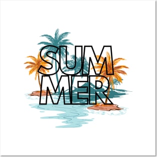 Summer Vibes Tie-Dye, summer days, beaches, sun, vibes Posters and Art